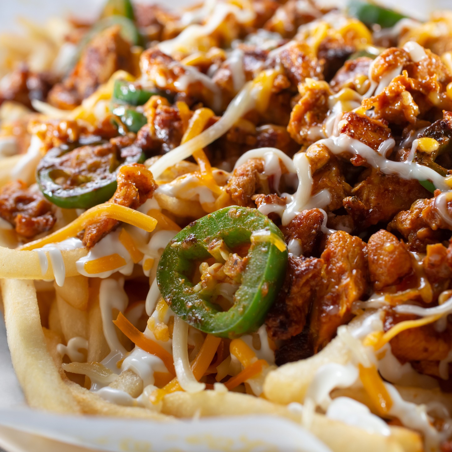 Birthday catering loaded fries